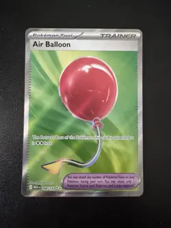 Pokemon Air Balloon 166/132 Mega Evolution Holo Pack Fresh NM - Image 1
