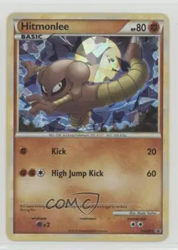 Hitmonlee Pokemon HeartGold & SoulSilver Black Star Promo #HGSS25 2010 - Image 1