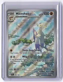 Mienshao - 200/182 Illustration Rare Holo NM Pokemon SV04: Paradox Rift - Image 1