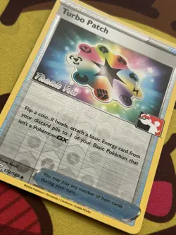 Pokemon Turbo Patch 172/189 - ‘Thank You’ Promo - SWSH Darkness Ablaze - Image 3