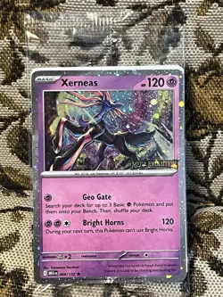 Xerneas 064/132 SEALED Pokemon: Mega Evolution Stamped Promo - Best Buy Promo - Image 1