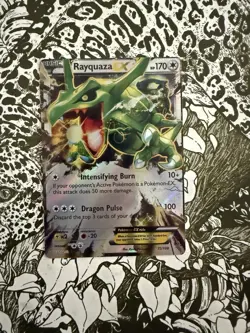 2015 Pokemon TCG - Rayquaza EX 75/108 Ultra Rare XY: Roaring Skies LP - Image 1
