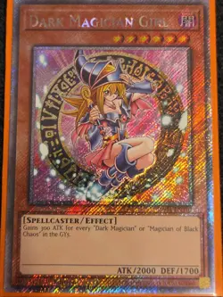 Dark Magican Girl, RA04-EN107, Alternate Art, Platnium secret rare, Yugioh! NM - Image 1