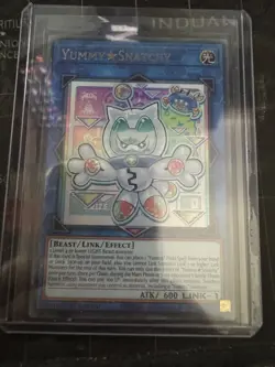 Yu-Gi-Oh! TCG Yummy Snatchy JUSH-EN022 Ultra Rare 1st Edition - Image 3