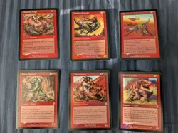 22 Red Card ALL FOIL Invasion Lot - MTG - Magic the Gathering - Image 1