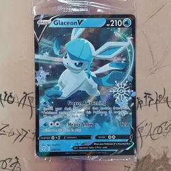 Glaceon V 040/203 Holiday Exclusive Stamped Holo SEALED Pokemon Card English - Image 1