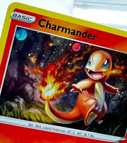 Charmander SWSH092 Black Star Promo Cosmos SWIRL 2021 Pokemon Card - Image 2