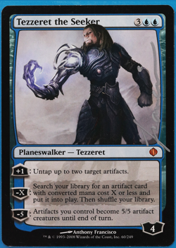 Tezzeret the Seeker Shards of Alara NM Mythic Rare SIGNED CARD (505021) ABUGames - Image 1