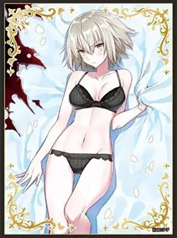 Card sleeve "Fate/Grand Order Jeanne Alter Lingerie Ver" [Piraruku/illust: Shiso - Image 1