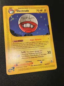 Electrode 008/147 Aquapolis Rare Pokemon Card Excellent ! WOTC E-Series - Image 2