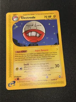 Electrode 008/147 Aquapolis Rare Pokemon Card Excellent ! WOTC E-Series - Image 4