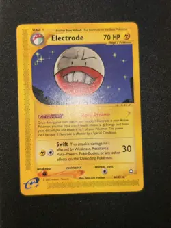 Electrode 008/147 Aquapolis Rare Pokemon Card Excellent ! WOTC E-Series - Image 5