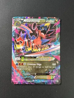 Pokemon M Garchomp EX Black Star Promos Holo Card XY168 - Image 1