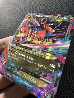 Pokemon M Garchomp EX Black Star Promos Holo Card XY168 - Image 4