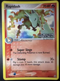 Rapidash 52/113 Delta Species Reverse Holo 2005 Pokemon Card NM - Image 1