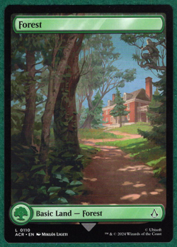 Forest - Universes Beyond: Assassin's Creed ACR #0110 - Magic MTG Card - Image 1