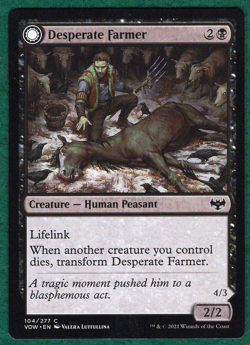 Desperate Farmer - Innistrad: Crimson Vow #104 - Magic: The Gathering MTG Card - Image 1