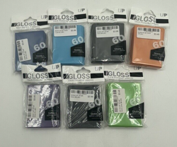 60 Ultra Pro Gloss Deck Protector Small Card Sleeve Custom Bundle of 7 Colors - Image 1