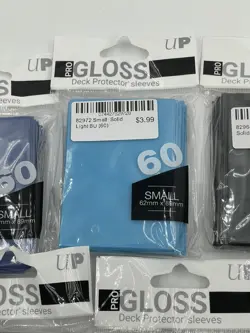 60 Ultra Pro Gloss Deck Protector Small Card Sleeve Custom Bundle of 7 Colors - Image 3
