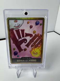 One Piece Card PRB-01 Charlotte Linlin Gold Don Japanese - Pack Fresh - Rare - Image 1