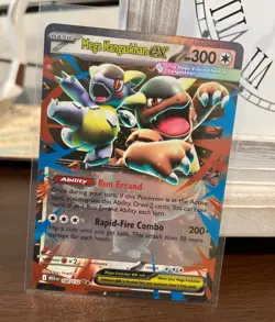 Pokemon TCG Kangaskhan 104/132 Mega Evolution Double Rare Card NM - Image 1