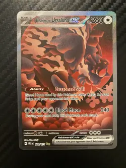 Bloodmoon Ursaluna EX | 168/131 | Prismatic Evolutions | Pokemon Card - Image 1