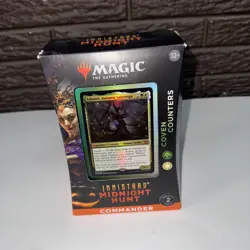 MTG - Magic the Gathering- Innistrad Midnight Hunt Coven Counters Commander Deck - Image 1