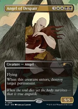 Angel of Despair - Rainbow Foil Extended Art SLD NM MTG - Image 1