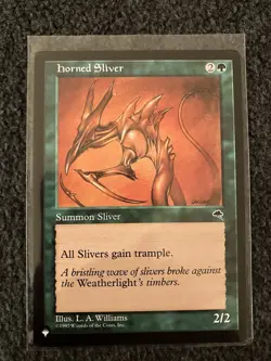 Magic The Gathering MTG - Horned Sliver - The List Reprints - Image 1