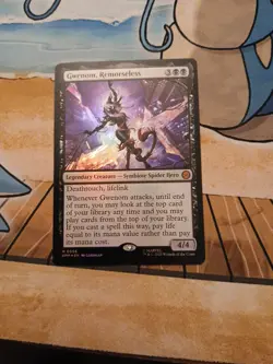 Gwenom, Remorseless Foil Mythic MTG Marvel Spiderman - Image 1
