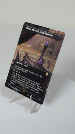 Minas Morgul Dark Fortress Borderless Land Commander LoTR MTG NM Regular - Image 2