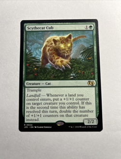 Scythecat Cub - Foundations Jumpstart MTG Plus 2 Bonus Rares!!! - Image 1