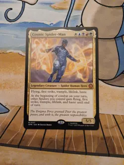 Cosmic Spider-Man Non Foil Mythic MTG Marvel Spiderman - Image 1