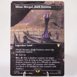 Minas Morgul Dark Fortress Borderless Tales of Middle Earth LoTR MTG NM Regular - Image 1