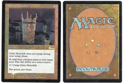 Grim Monolith - Foil - Scan 0028 Scanned HP MTG - Image 1