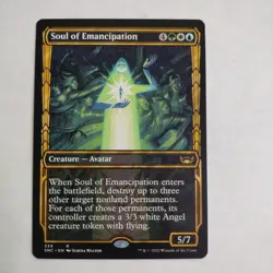 x1 Soul of Emancipation SNC MTG 334/281 SHOWCASE RARE M/NM 1x - Image 1