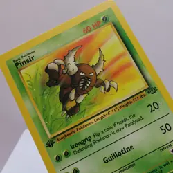 Pokemon TCG - Pinsir 25/64 Jungle Rare 1st Edition WOTC 1999 - NM - Image 1