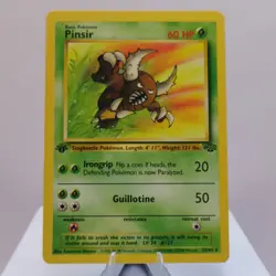 Pokemon TCG - Pinsir 25/64 Jungle Rare 1st Edition WOTC 1999 - NM - Image 2