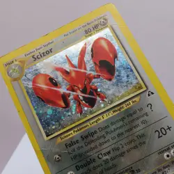 Pokemon TCG - Scizor 10/75 Neo Discovery Holo Rare WOTC 1999 - HP - Image 1