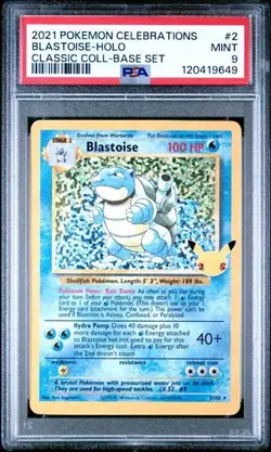 Pokemon Celebrations Big 3 Set Lot Graded PSA 9 Charizard - Blastoise - Venusaur - Image 2
