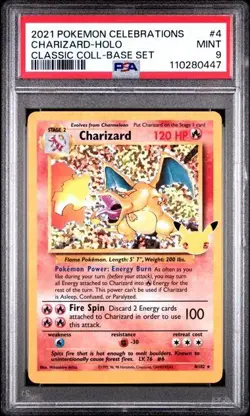 Pokemon Celebrations Big 3 Set Lot Graded PSA 9 Charizard - Blastoise - Venusaur - Image 4