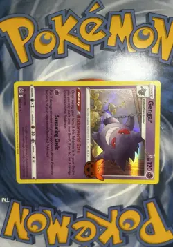 MINT! 2022 GENGAR 066/196 Holo Rare Trick or Trade Halloween Stamped Pokemon TCG - Image 2