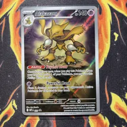 Alakazam MEP 009 Promo Mega Evolutions NM-MT In Hand Pokemon TCG - Image 1