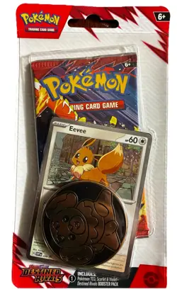 Pokemon TCG: Scarlet & Violet - Destined Rivals Checklane Blister - Eevee - Image 1