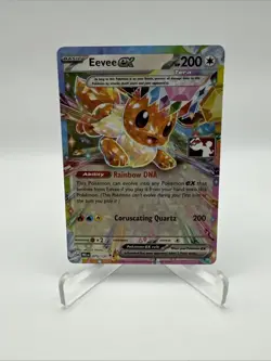 075/131 Eevee ex Pokemon TCG Prize Pack Series 7 Play Stamped Prismatic - Image 1