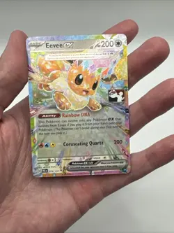 075/131 Eevee ex Pokemon TCG Prize Pack Series 7 Play Stamped Prismatic - Image 3
