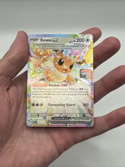 075/131 Eevee ex Pokemon TCG Prize Pack Series 7 Play Stamped Prismatic - Image 4