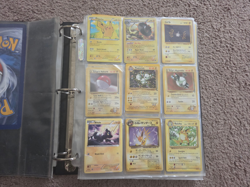 Vintage Binder of nearly 300 Pokemon cards, WOTC, Jungle, Fossil Etc ~$400 value - Image 2