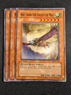 Yugioh - 3x Roc from the Valley of Haze RDS-EN015 1st Edition Common NM - Image 1
