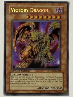 Victory Dragon - JUMP-EN011 - Secret Rare Promo - Limited Edition Yugioh HP - Image 1